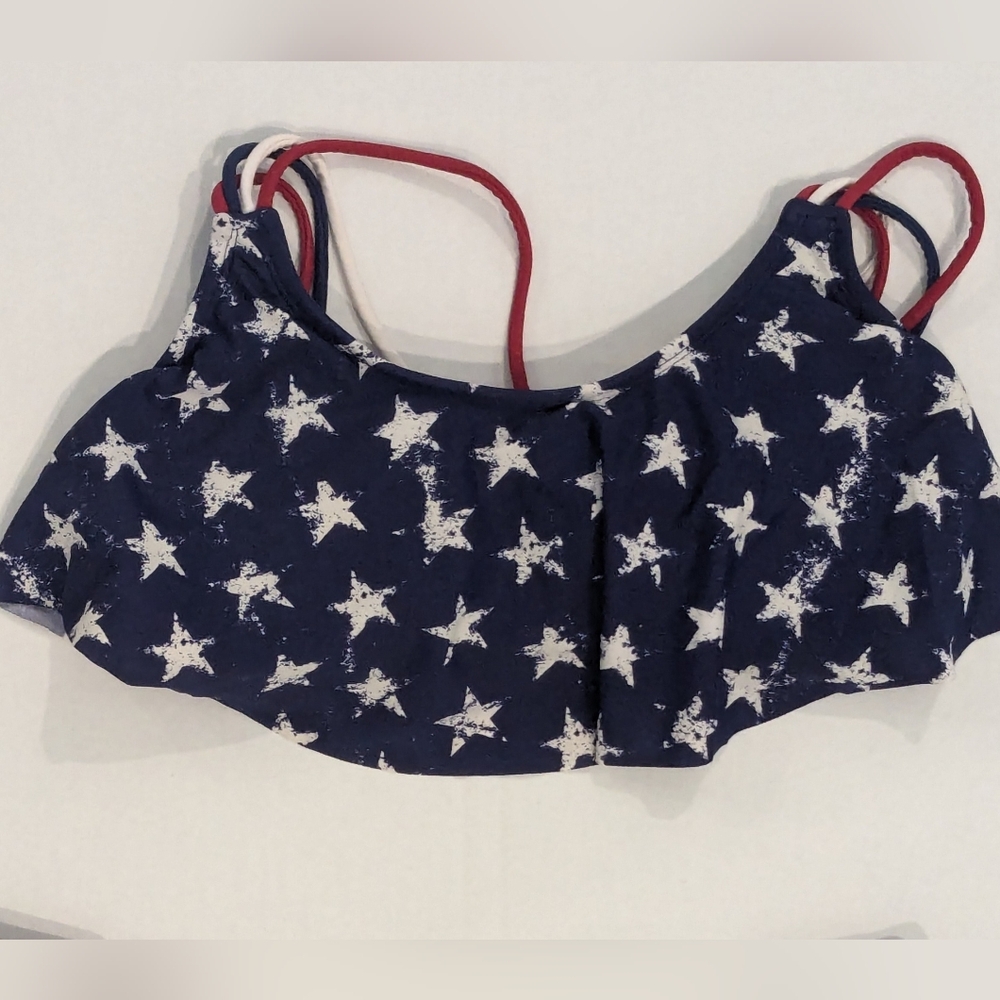 Xhilaration Patriotic Bikini Top Medium